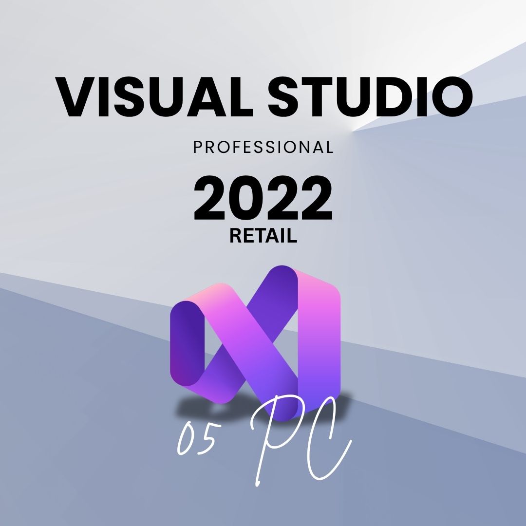 Visual Studio 2022 Professional 5PC [Retail Online]